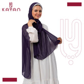 Chiffon Plain Scarf